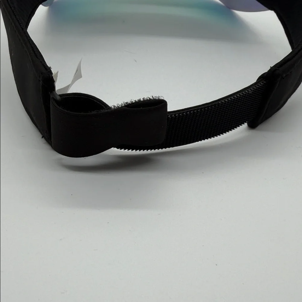 Athleta Black and Iridescent Reflective Visor - Picture 3 of 6